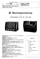 Bang & Olufsen - STANDARD-507-K-Service-manual